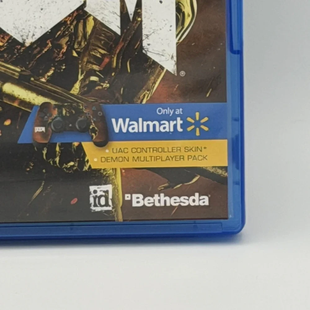 Doom Sony PlayStation 4 PS4 Walmart Exclusive Complete 2016 Shooter M Video Game